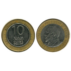 10 шиллингов Кении 2010 г.