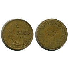 5000 лир Турции 1995 г.
