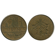 10 франков Франции 1979 г.