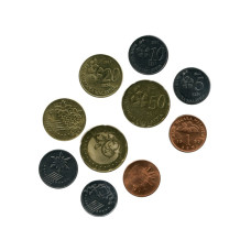 Набор из 5-ти монет Малайзии (разные года)
