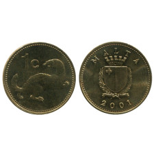 1 цент Мальты 2001 г. (UC)