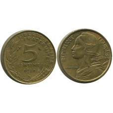 5 сантимов Франции 1971 г.