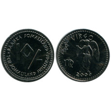 10 шиллингов Сомалиленда 2006 г. Дева