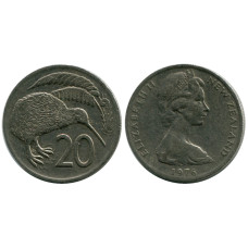 20 центов Новой Зеландии 1976 г.