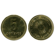5 сентаво Аргентины 2010 г.