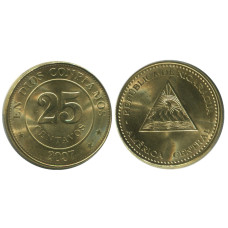 25 сентаво Никарагуа 2007 г.