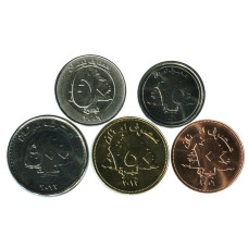Набор 5 монет Ливана (разные года)