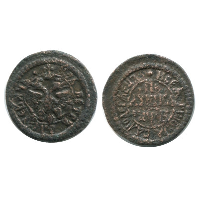 Монета Полушка 1713 г.