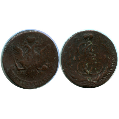Монета 5 копеек 1763 г. (СП, М) 4