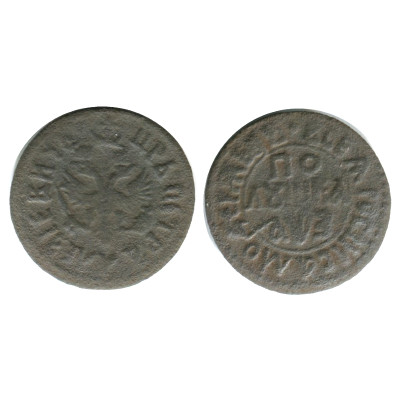 Монета Полушка 1707 г.