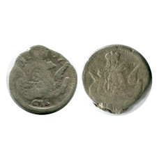 5 копеек России 1757 г., Елизавета Петровна (F, серебро) 1