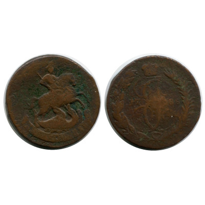 Монета 2 копейки России 1788 г., Екатерина II 1