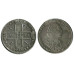Серебряная монета 1 рубль России 1724 г.