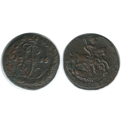 Монета Денга 1785 г. (КМ)