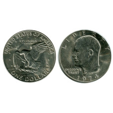 1 доллар США 1974 г., Доллар Эйзенхауэра (D)