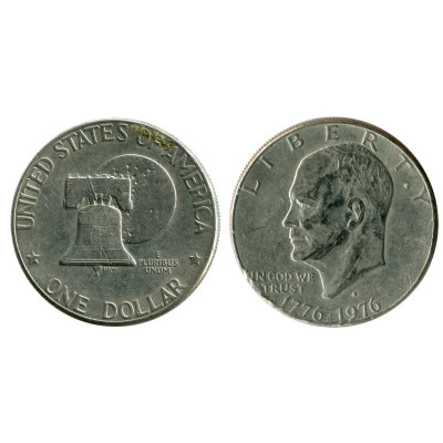 1 доллар США 1976 г., 200 лет независимости США (D) 3