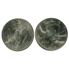 Полдоллара США 2001 г. Кеннеди (P)