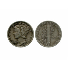 10 центов (дайм) США 1943 г. 1