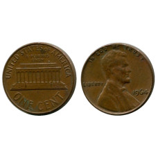 1 цент США 1964 г.