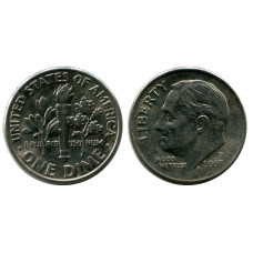 10 центов (дайм) США 2007 г. (P)
