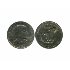 1 доллар США 1980 г. Сьюзен Энтони S