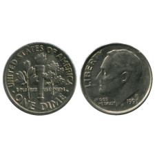 10 центов (дайм) США 1993 г. (P)