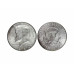 Серебряная монета Полдоллара США 1964 г., Кеннеди