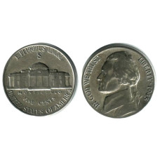 5 центов США 1945 г. (S) Военный выпуск
