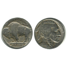 5 центов США 1936 г. Индеец (Buffalo Nickel) (P)