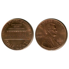 1 цент США 2008 г. (D)