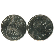 1 доллар США 1999 г. Сьюзен Энтони (D)