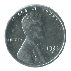 1 цент США 1943 г. (S) 1