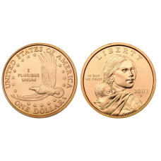 1 доллар США 2002 г., Парящий орёл (P)