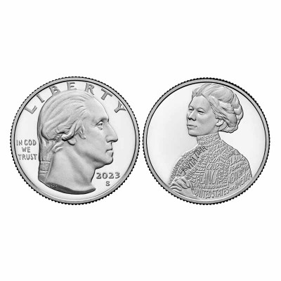 Монета Квотер США 2023 г. Джовита Идар S
