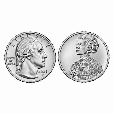 Монета Квотер США 2023 г. Джовита Идар P