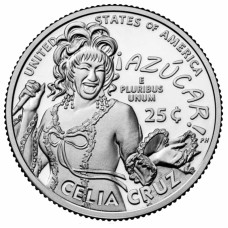 Квотер США 2024 г. Селия Крус S
