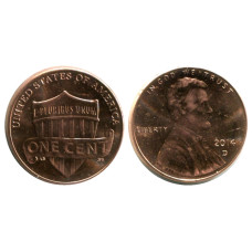 1 цент США 2014 г. (D)