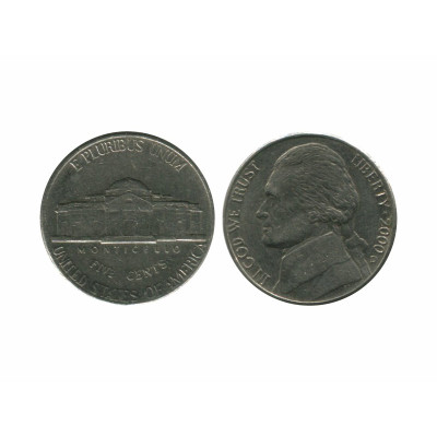 Монет5 центов США 2000 г. D
