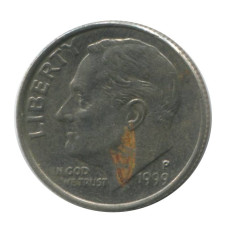 10 центов (дайм) США 1999 г. (P)