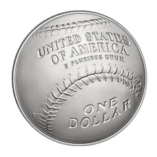1 доллар США 2014 г. Национальный зал славы бейсбола P