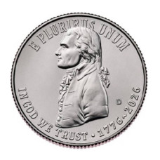 Квотер США 2026 г. Декларация независимости D