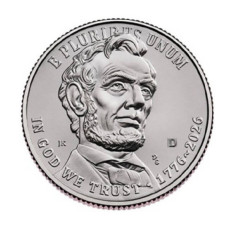 Квотер США 2026 г. Геттисбергская речь D