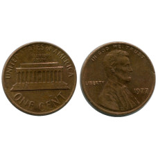 1 цент США 1977 г.