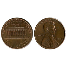 1 цент США 1993 г.