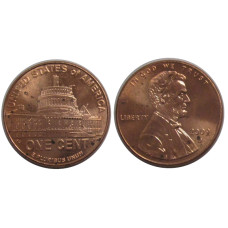 1 цент США 2009 г., Президентство в Вашингтоне (D) 1