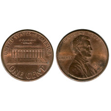 1 цент США 1993 г. (D)