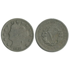 5 центов США 1910 г.