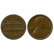 1 цент США 1972 г. (D)
