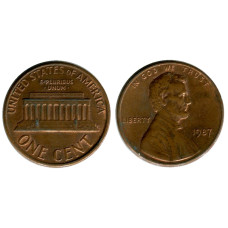 1 цент США 1987 г.