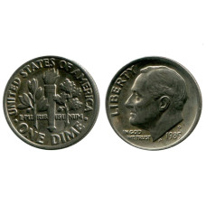 10 центов (дайм) США 1985 г. (P)